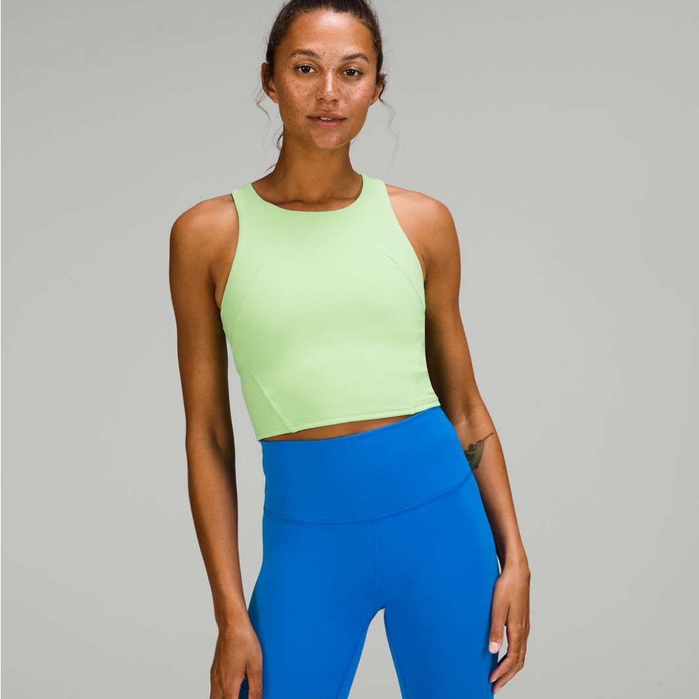 lululemon scream green invigorate tank